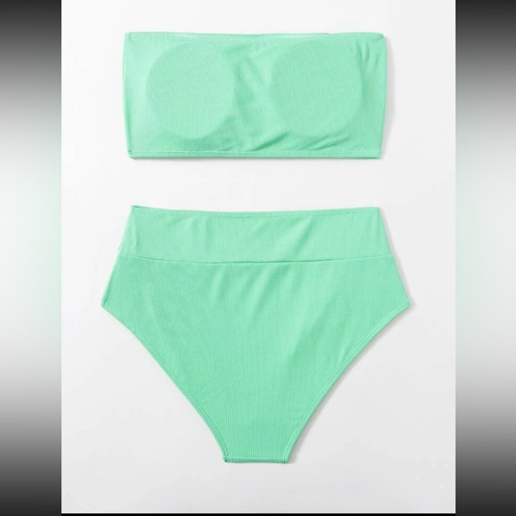 Bandeau High Waisted Bikini *Curvy* - Picture 2 of 2